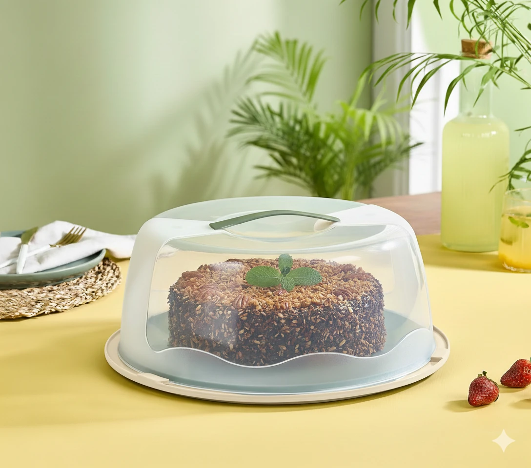 Cutie rotunda pentru Prăjituri XL STAR - Bej