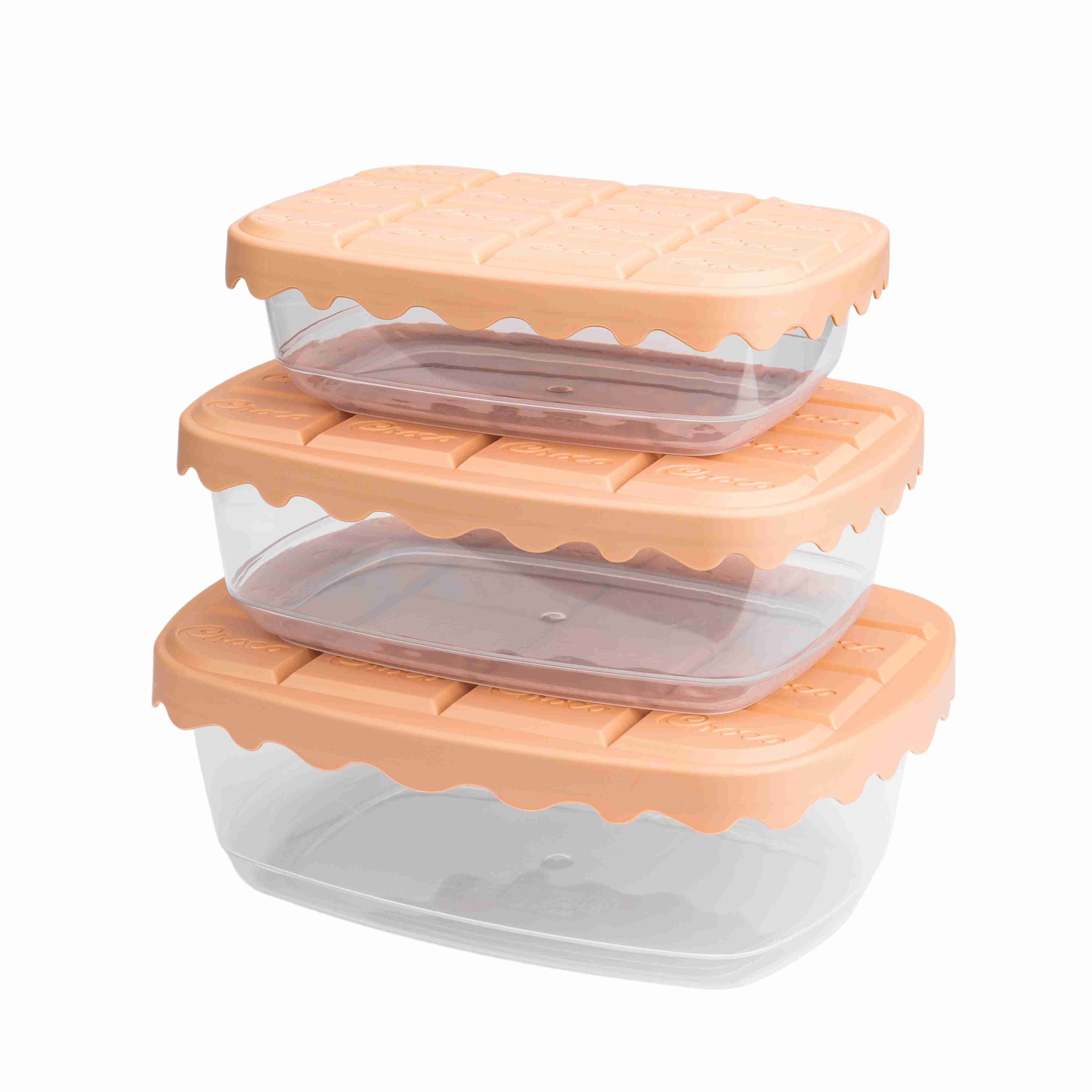 Set Cutii CHOCO (3 buc) (0,5 L - 1,1 L - 1,7 L) - Somon