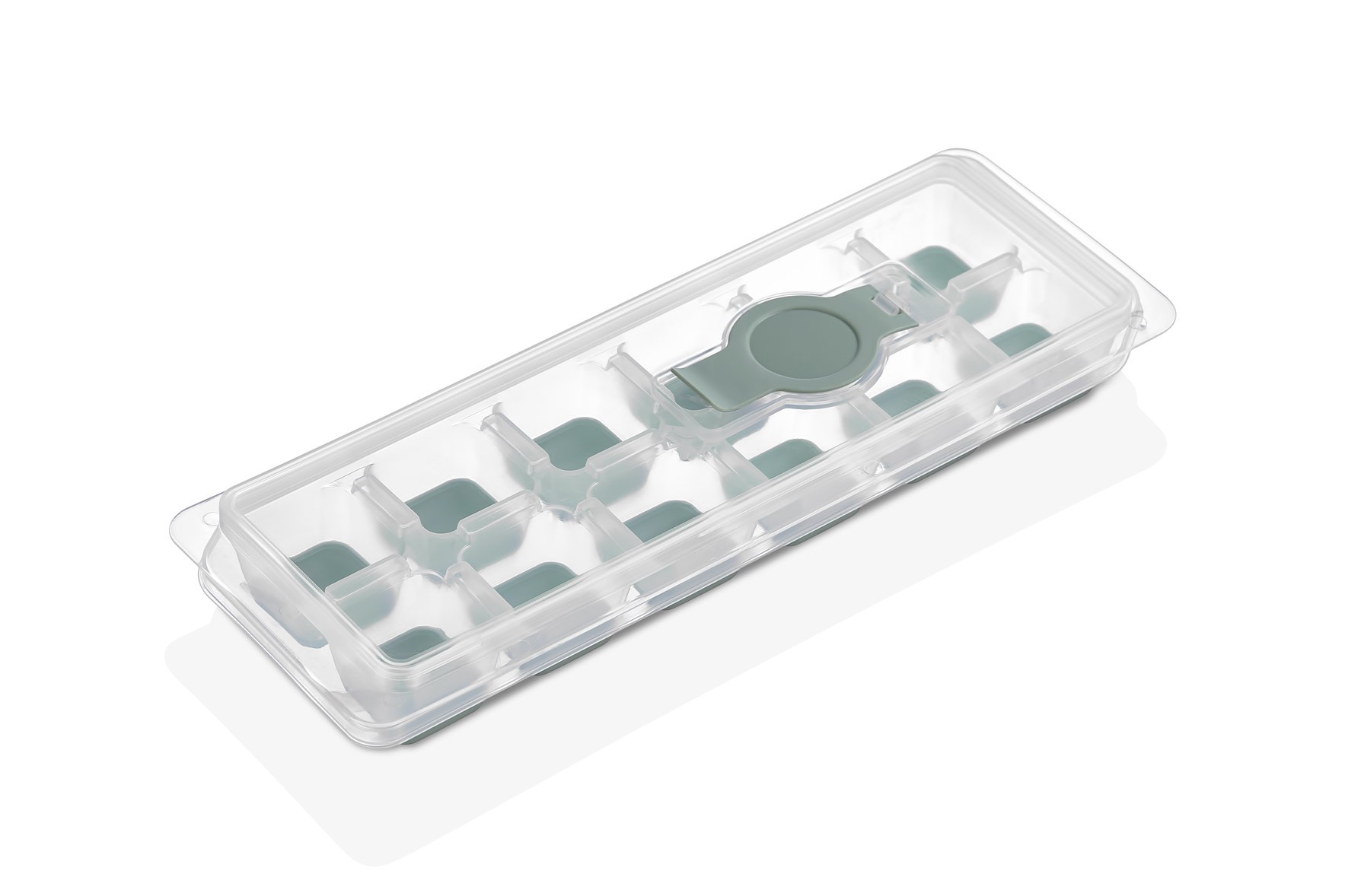 Forma pentru Cuburi de Gheață SMART cu Capac - Verde