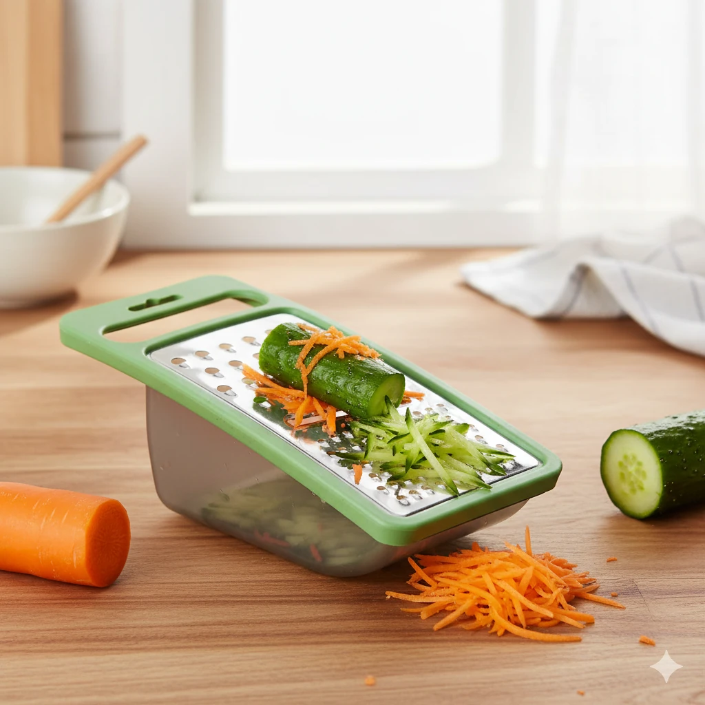 Răzătoare cu Recipient 350 ml - Verde