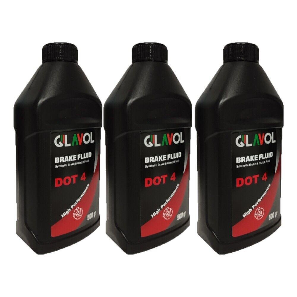 GLAVOL 3x 0,5 L LITER BRAKE FLUID DOT-4 BREMSFLÜSSIGKEIT DOT 4 SAE 1703