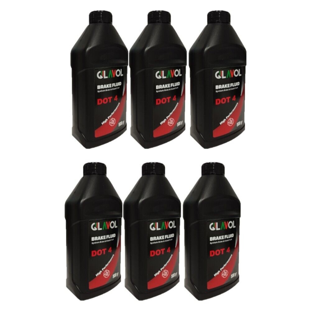 GLAVOL 6x 0,5 L LITER BRAKE FLUID DOT-4 BREMSFLÜSSIGKEIT DOT 4 SAE 1703