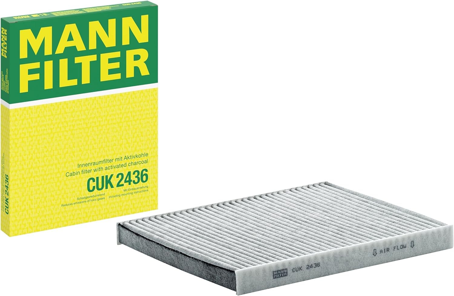 MANN FILTER CUK 2436 INNENRAUMFILTER MİT AKTIVKOHLE - FÜR FORD FIESTA 5/6/7