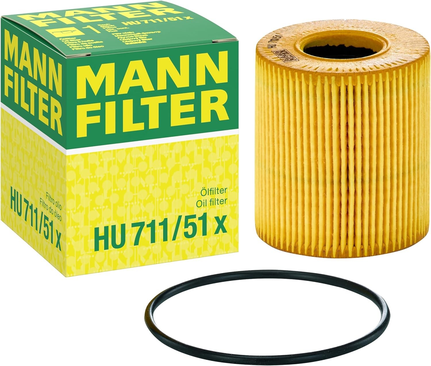 MANN FILTER HU 711/51 X ÖLFILTER - FÜR CITROEN C5 AIRCROSS (A_), OPEL, PEUGEOT 408 II (FP, F3), 308 III (FB, FH, FP, F3, FM), 508 II (FB, FH, F3), 3008 SUV (MC, MR, MJ, M4) 1.6