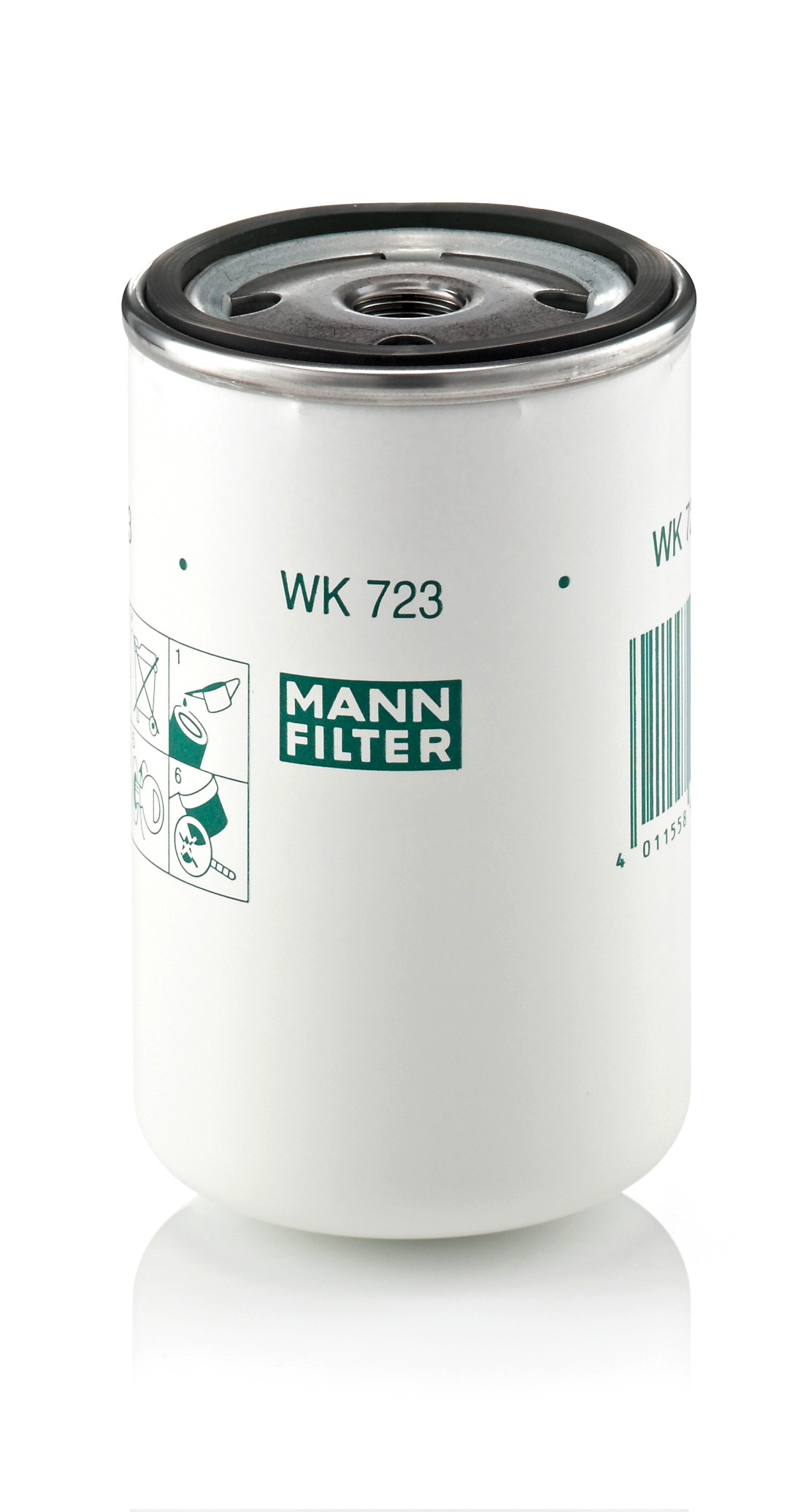 MANN FILTER WK 723 KRAFTSTOFFFILTER - FÜR CASE,CLAAS,FENDT,FORD,JCB,VOLVO