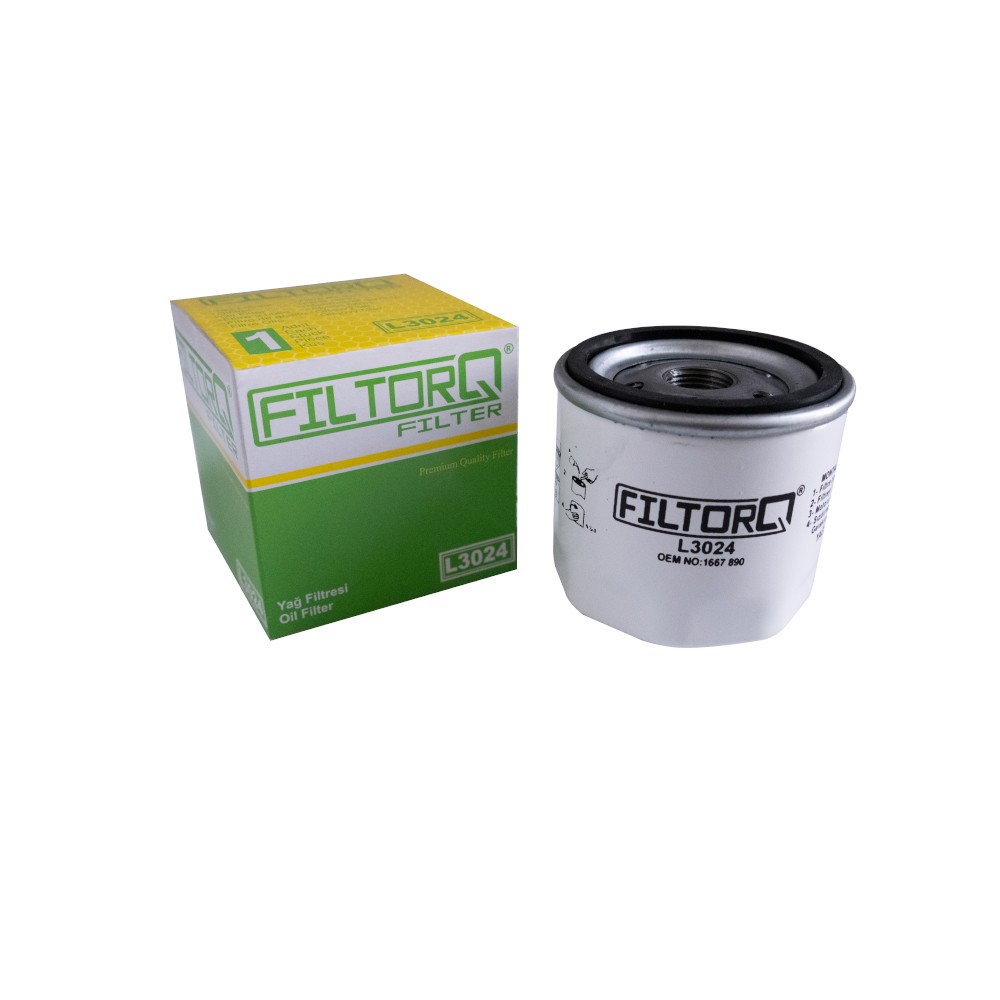 FILTORQ L3024 ÖLFILTER für FORD C-MAX II (DXA/CB7, DXA/CEU), FOCUS IV (HM, HP, HN), KUGA II (DM2), KA+ III (UK, FK), B-MAX Van (JK), FIESTA, VOLVO V40 Hatchback (525) 1.4 1.5 1.6 / 1007705 (Vergl.W7008)