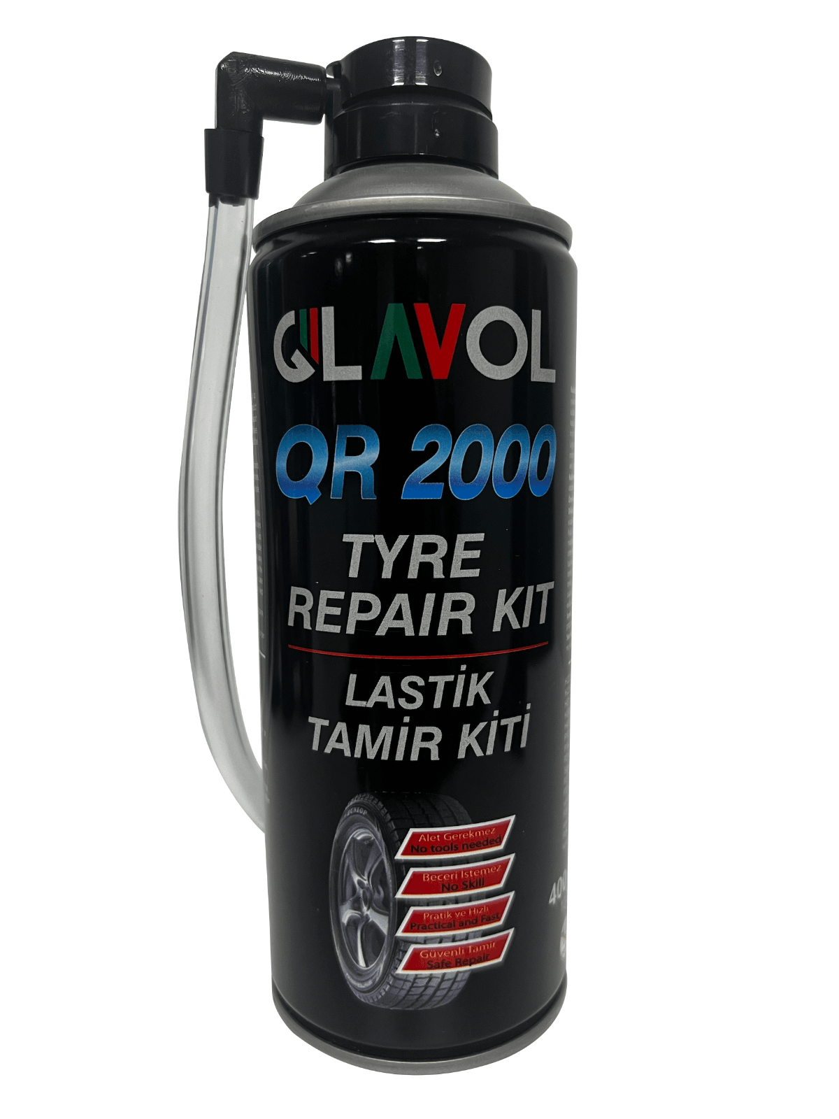 Glavol Reifen Reparatur Spray 400 ml Pannenspray