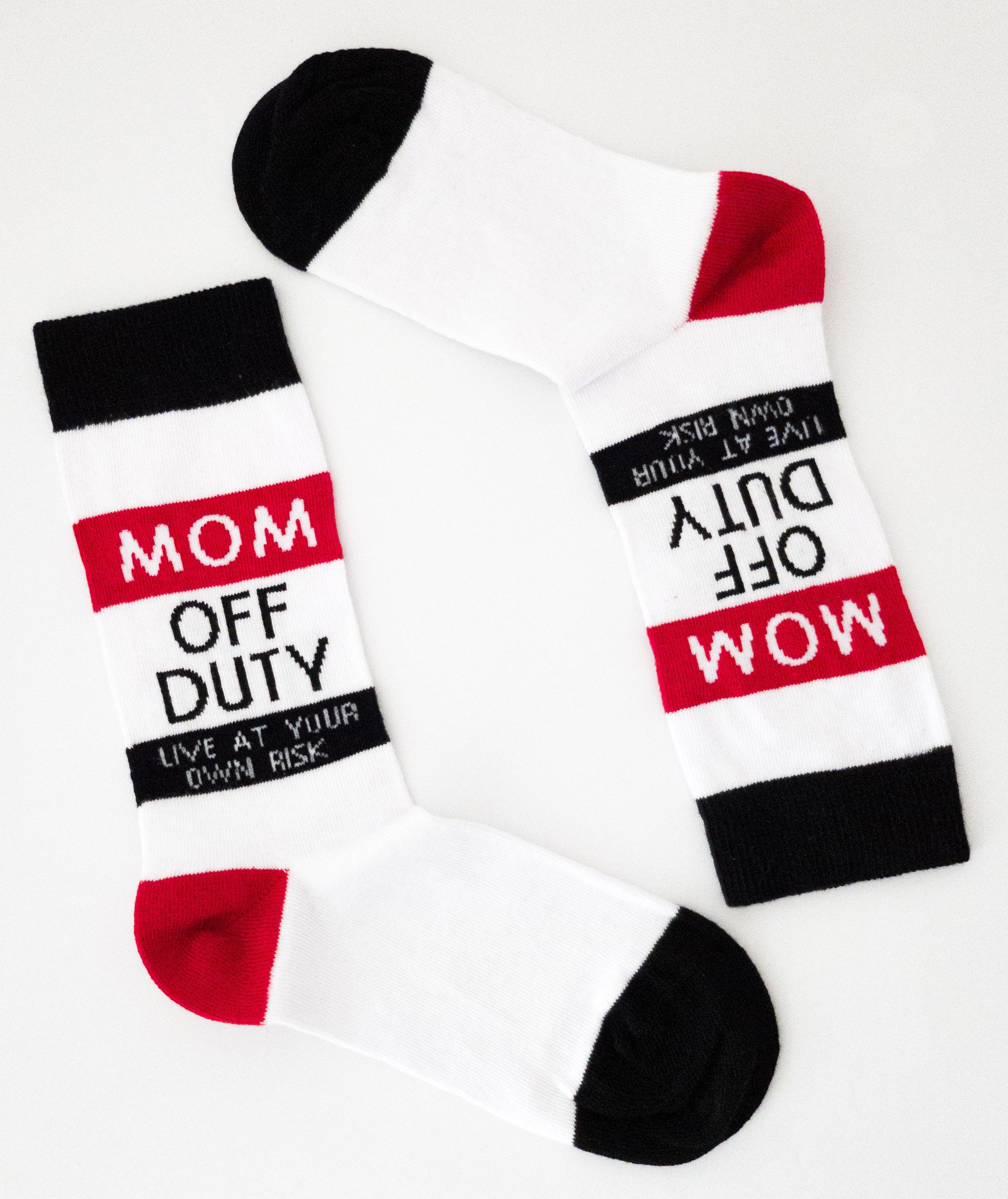 Mom Off Duty Socken