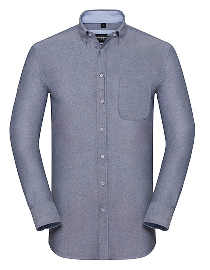 Men´s Long Sleeve Tailored Washed Oxford Shirt