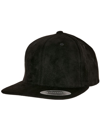 Suede Leather Snapback