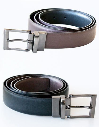 Elegant Two-Color Reversible Belt Schaffhausen