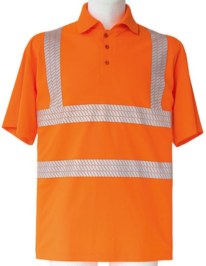 Hi-Vis Broken Reflective Premium Polo Shirt Manchester