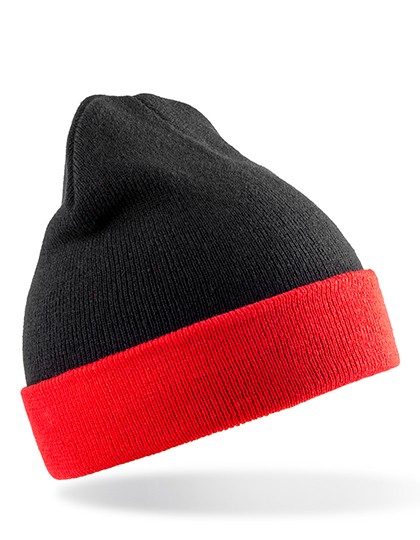 Recycled Black Compass Beanie