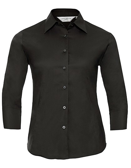 Ladies´ 3/4 Sleeve Fitted Stretch Shirt