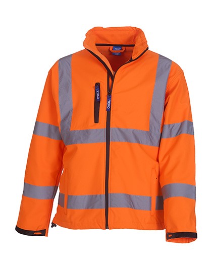 Hi-Vis 2 Bands & Braces Softshell Jacket