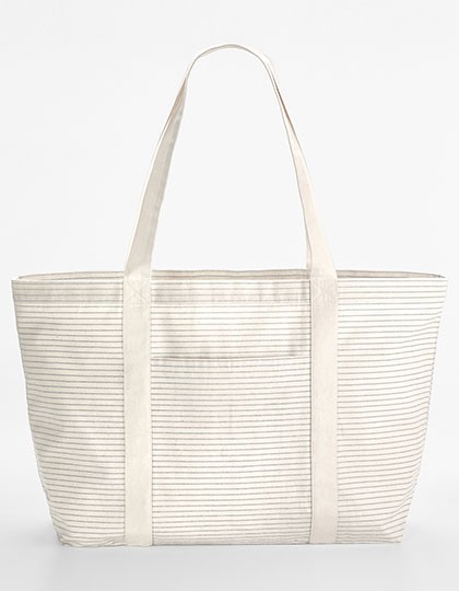 Striped Organic Cotton Shopper