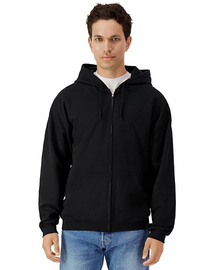 Softstyle® Midweight Fleece Adult Full Zip Hooded Sweatshirt