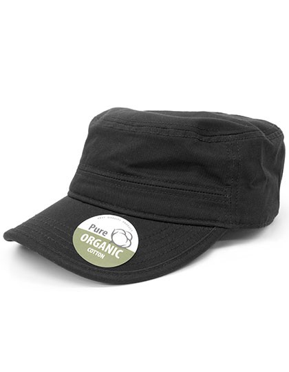 Organic Cotton Army Cap Washed