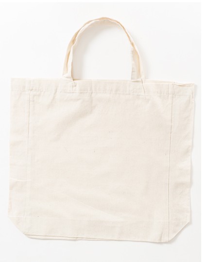 Cotton Bag Side Fold Short Handles