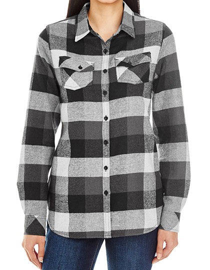 Ladies´ Woven Plaid Flannel Shirt