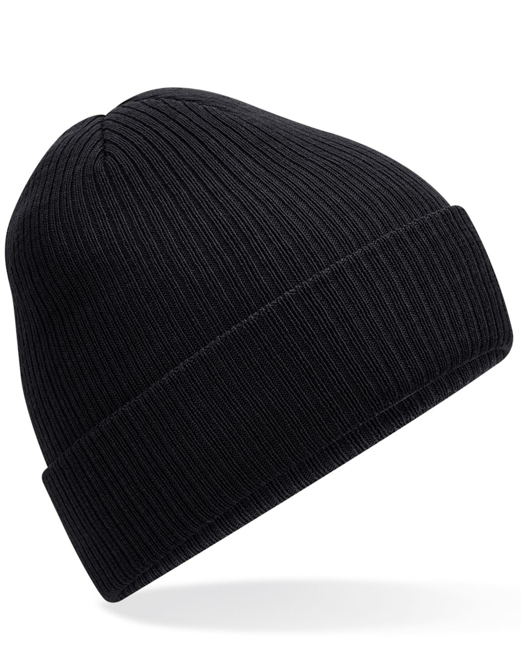 Deep Cuffed Tonal Patch Beanie