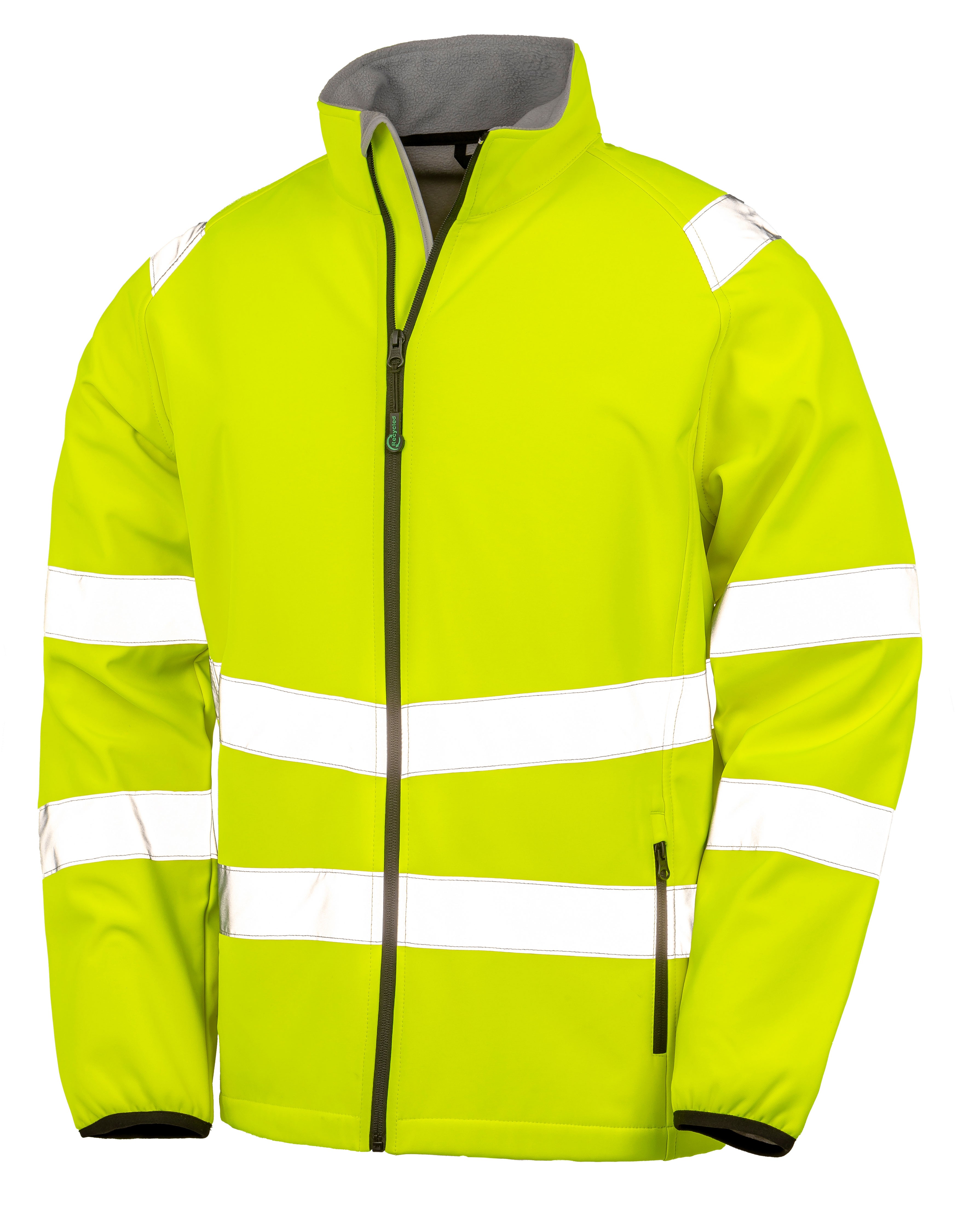 Recycled Printable Safety Softshell Jacket