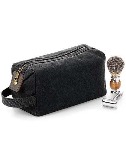 Heritage Waxed Canvas Wash Bag