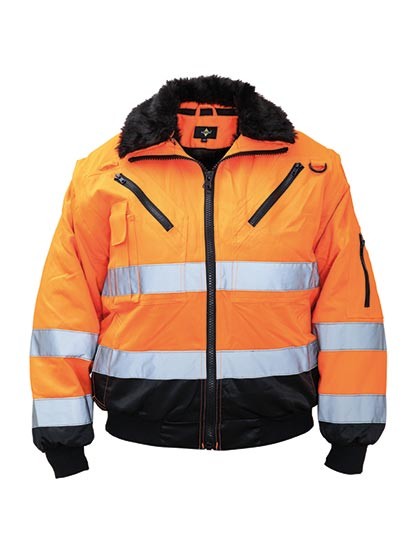 Robust 4-in-1 Hi-Vis Pilot Jacket Oslo