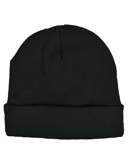 Knitted Hat with Fleece