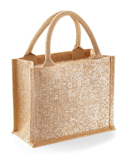 Shimmer Jute Mini Gift Bag