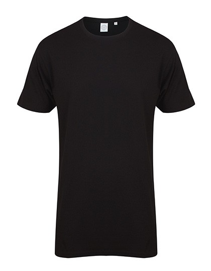 Men´s Longline T-Shirt With Dipped Hem