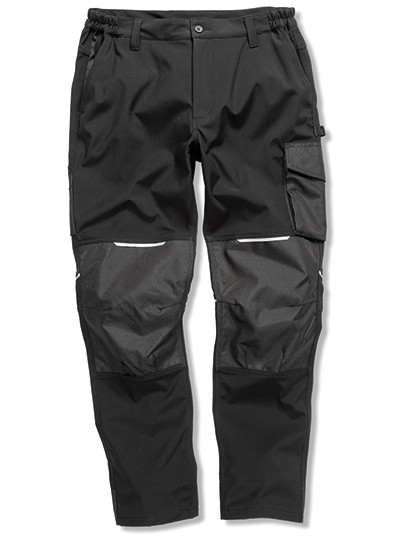 Slim Fit Soft Shell Work Trouser