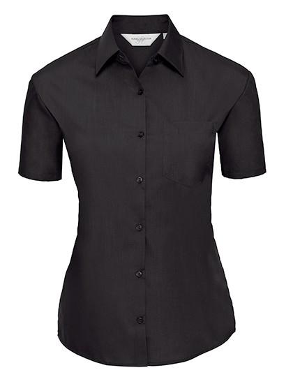 Ladies´ Short Sleeve Classic Polycotton Poplin Shirt