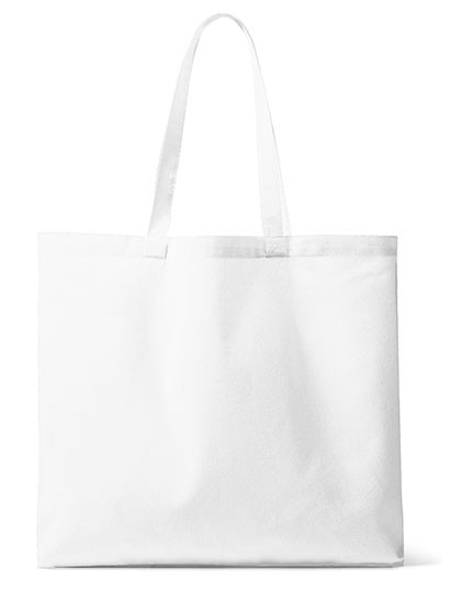 Organic Canvas Carrier Bag Medium Long Handle London 02