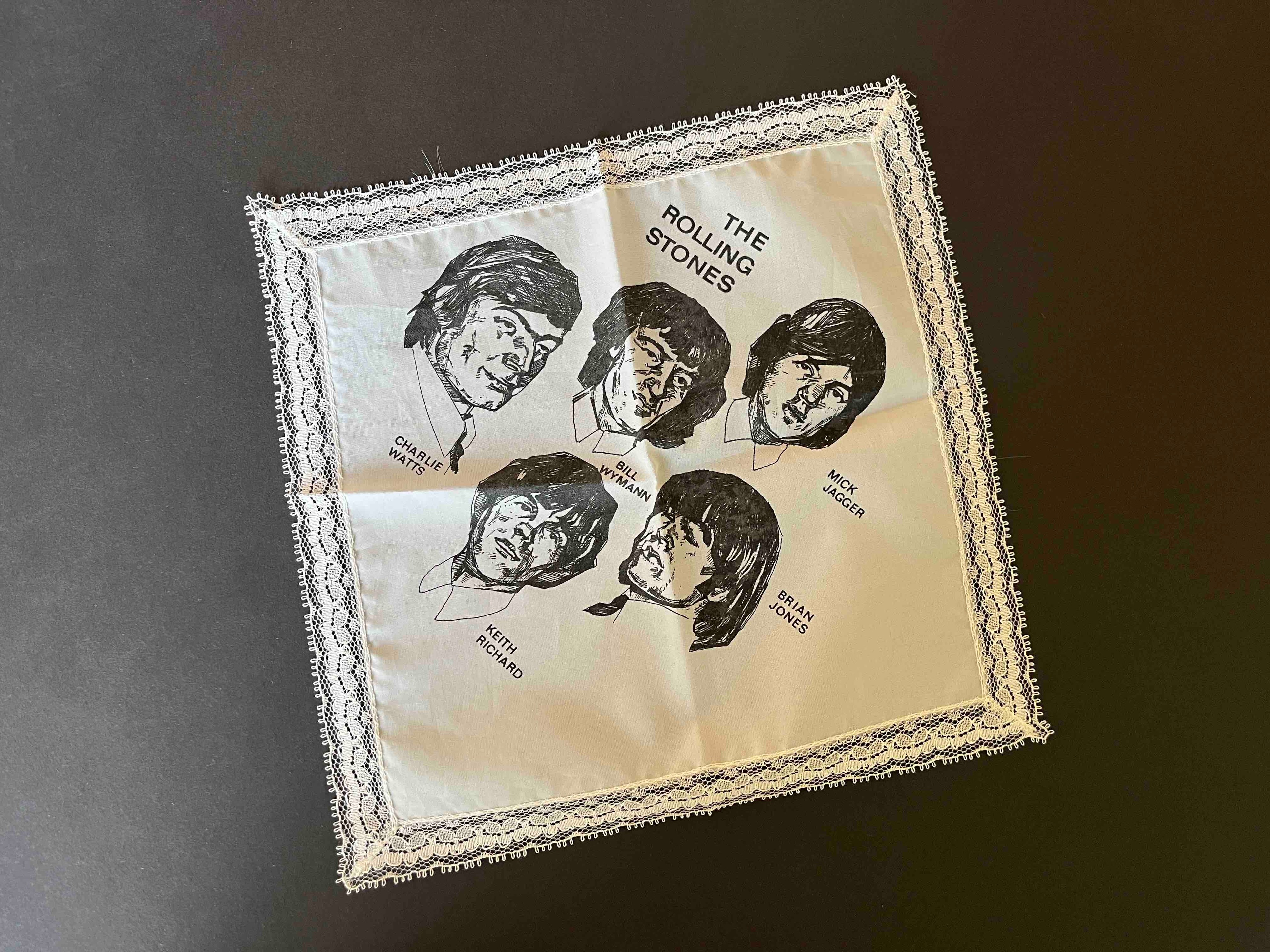 Rolling Stones Taschentuch/Einstecktuch