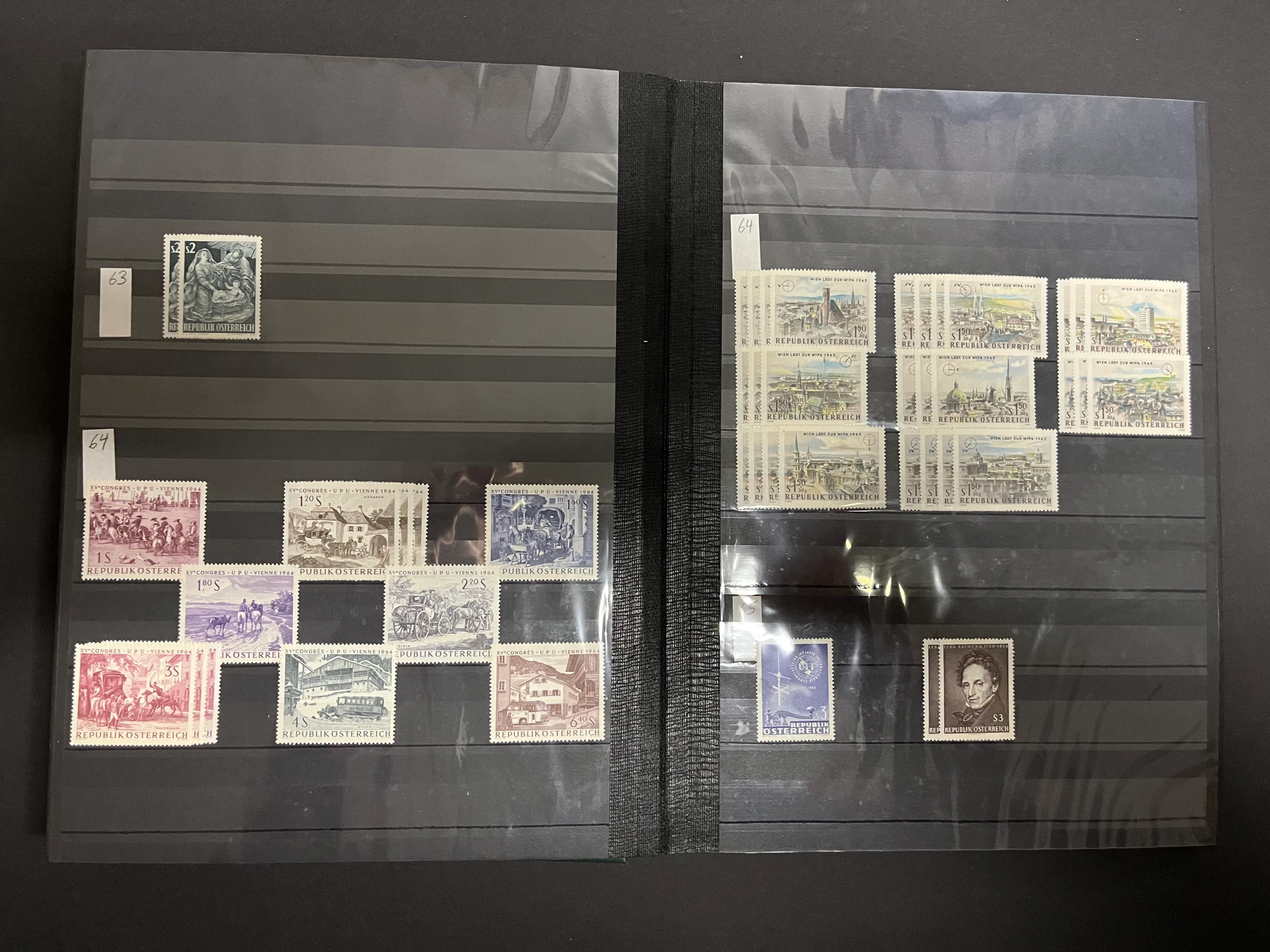 Briefmarken Album Österreich gemischt 0028