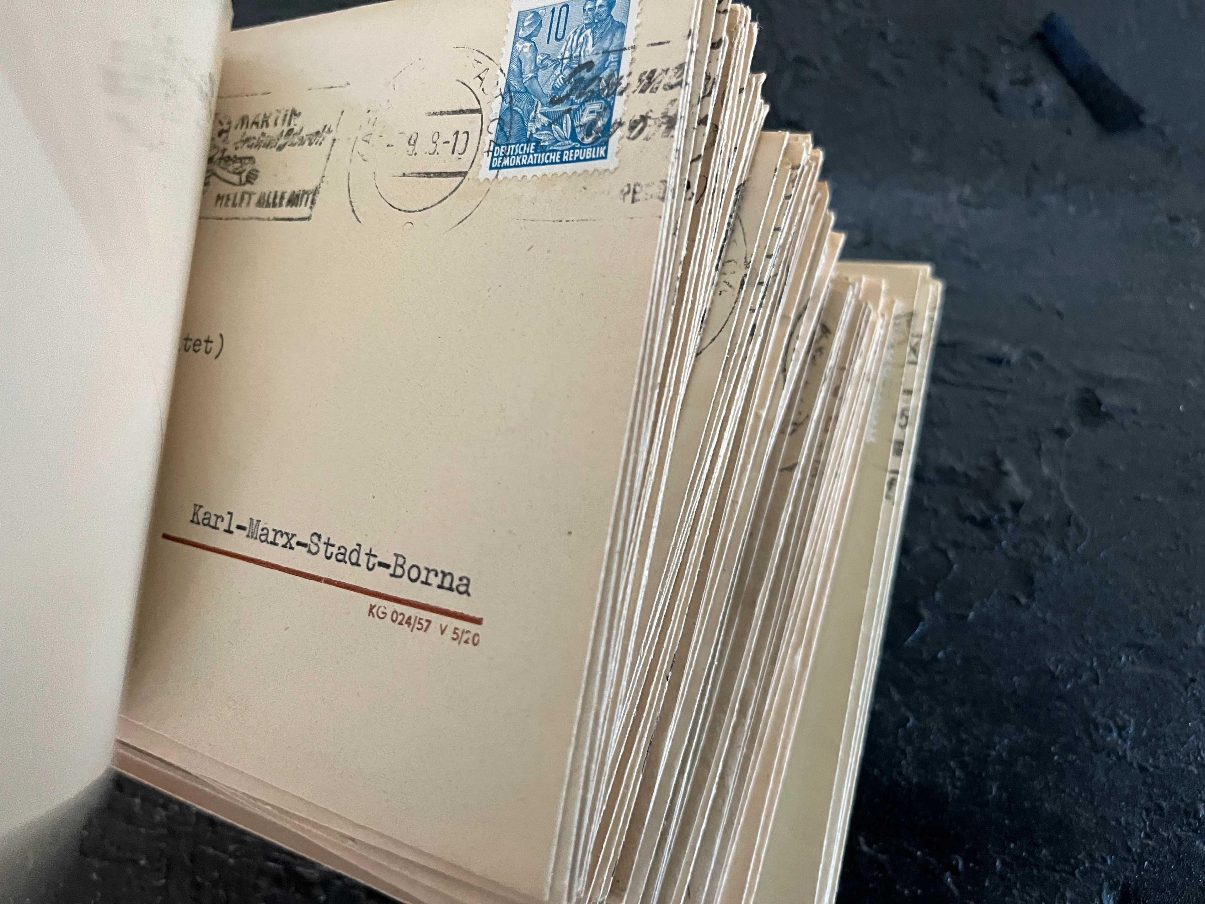 CP025 Deutsche Demokratische Republik großes Konvolut Briefe Freimarken "Fünfjahresplan"