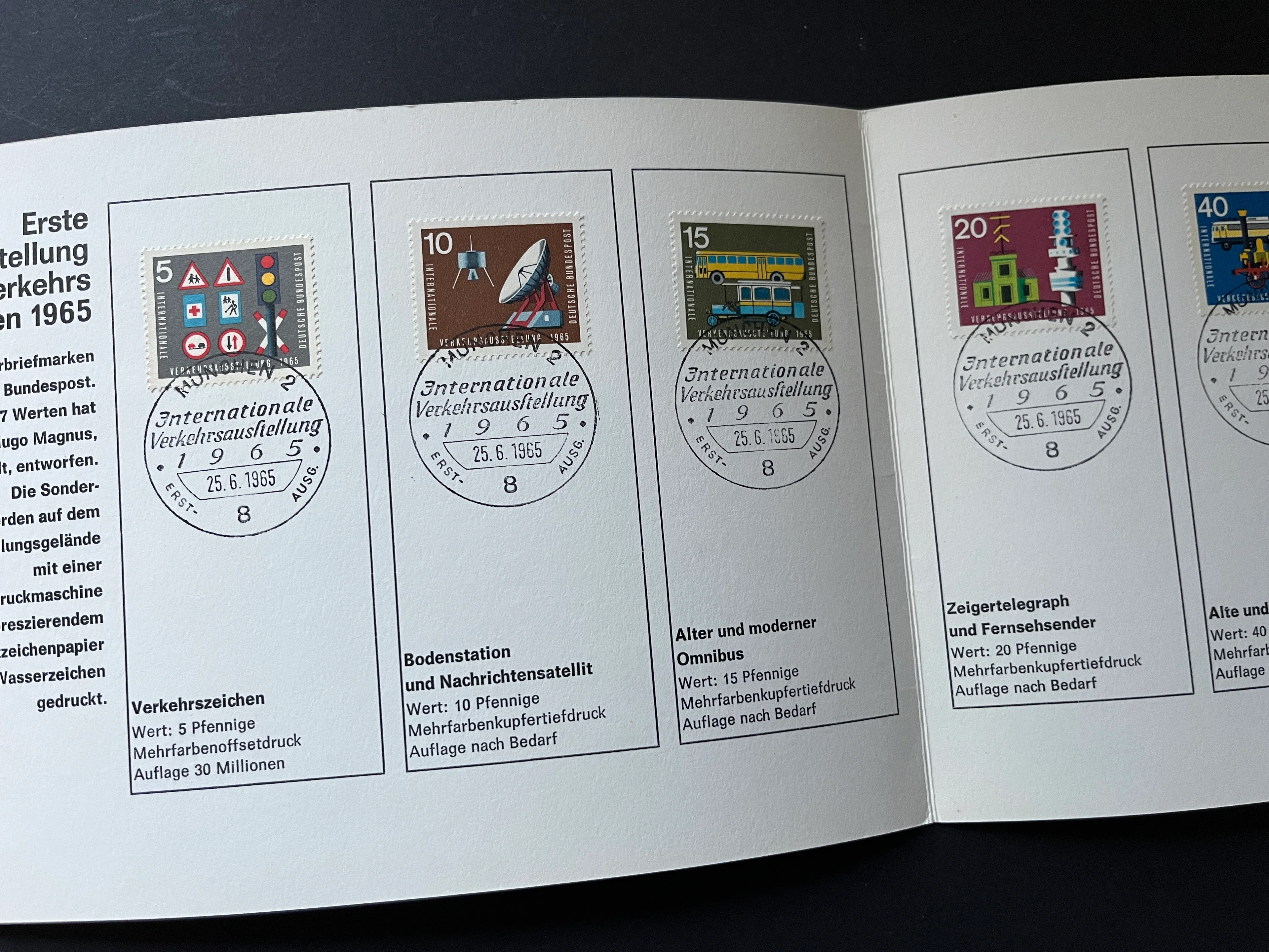 Sonderkarte IVA Sondermarken 1965