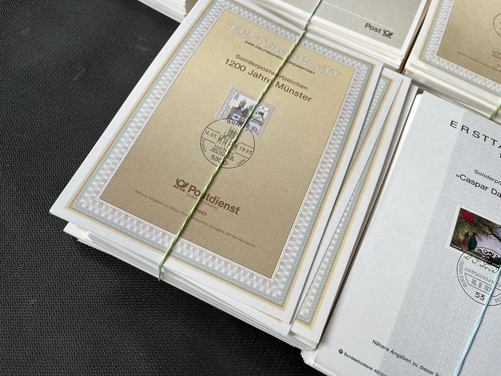 WP030 Ersttagsblätter über 1000 Stück !