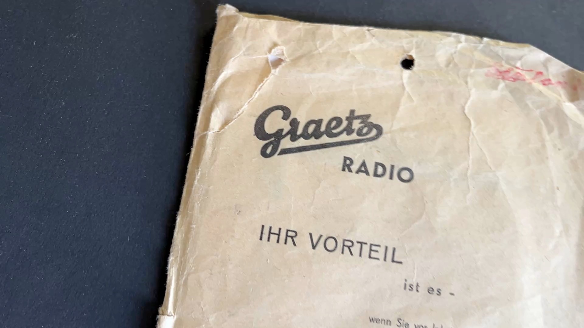 Bedienungsanleitung und Garantieurkunde für "GRAETZ Sinfonia" Modell 800 684