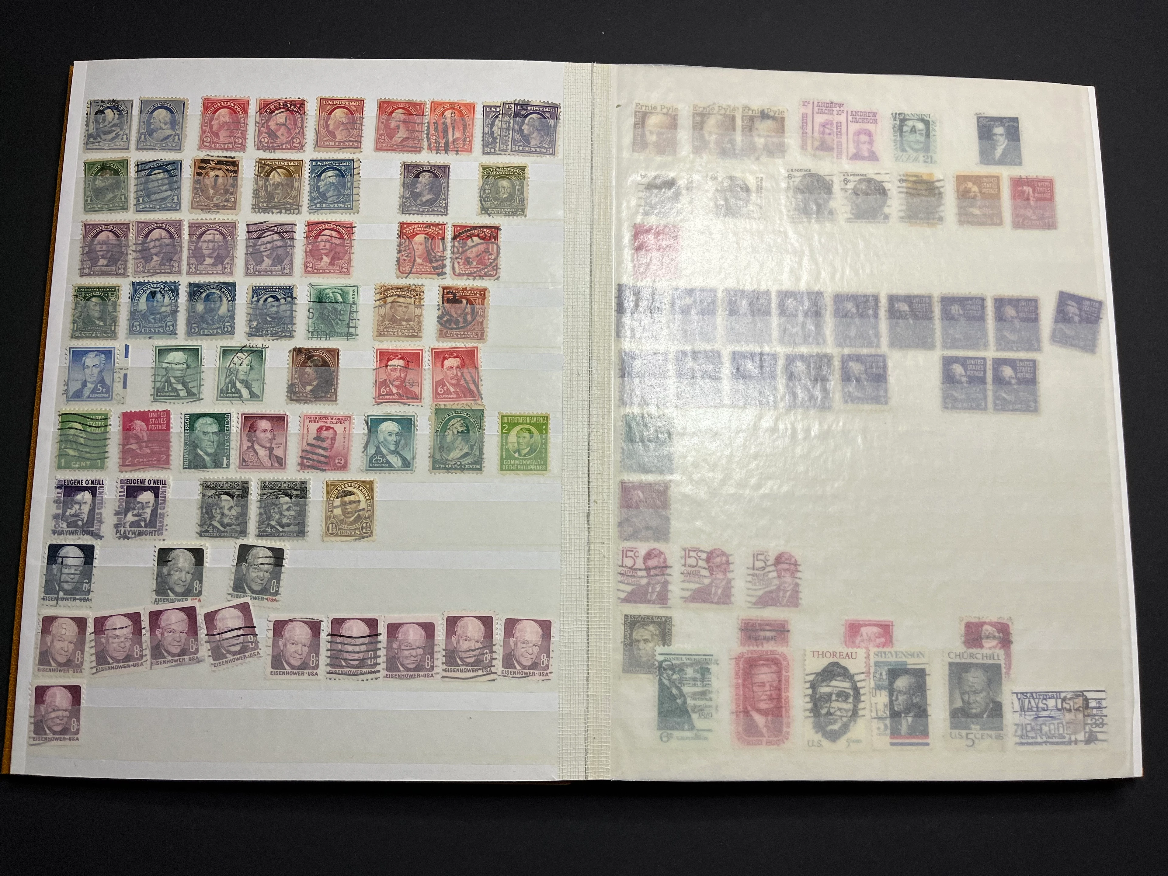 Briefmarken Album Nord- und Südamerika gestempelt 024