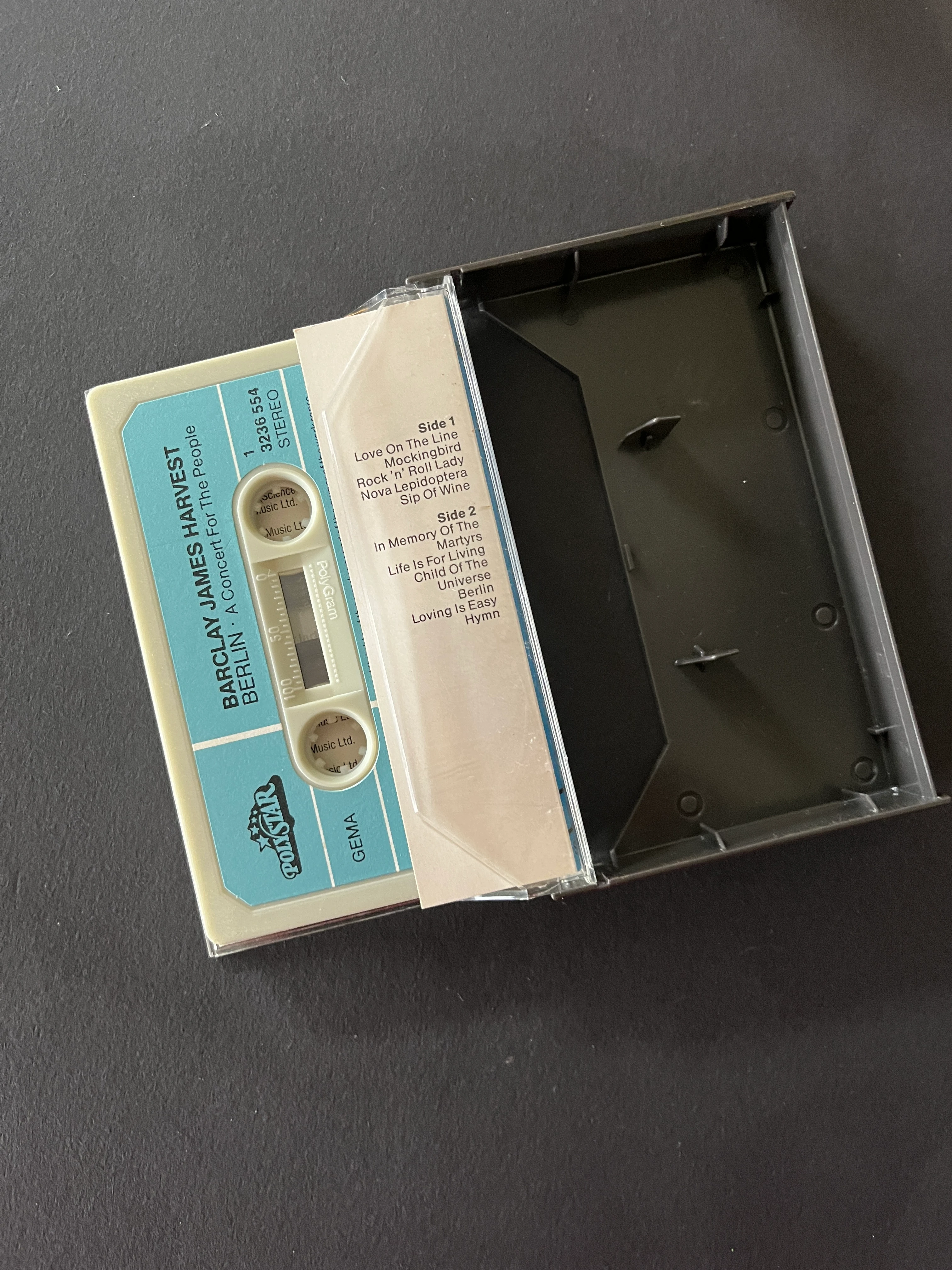 Musikkassette - Barcley James Harvest - Berlin, a concert for the people