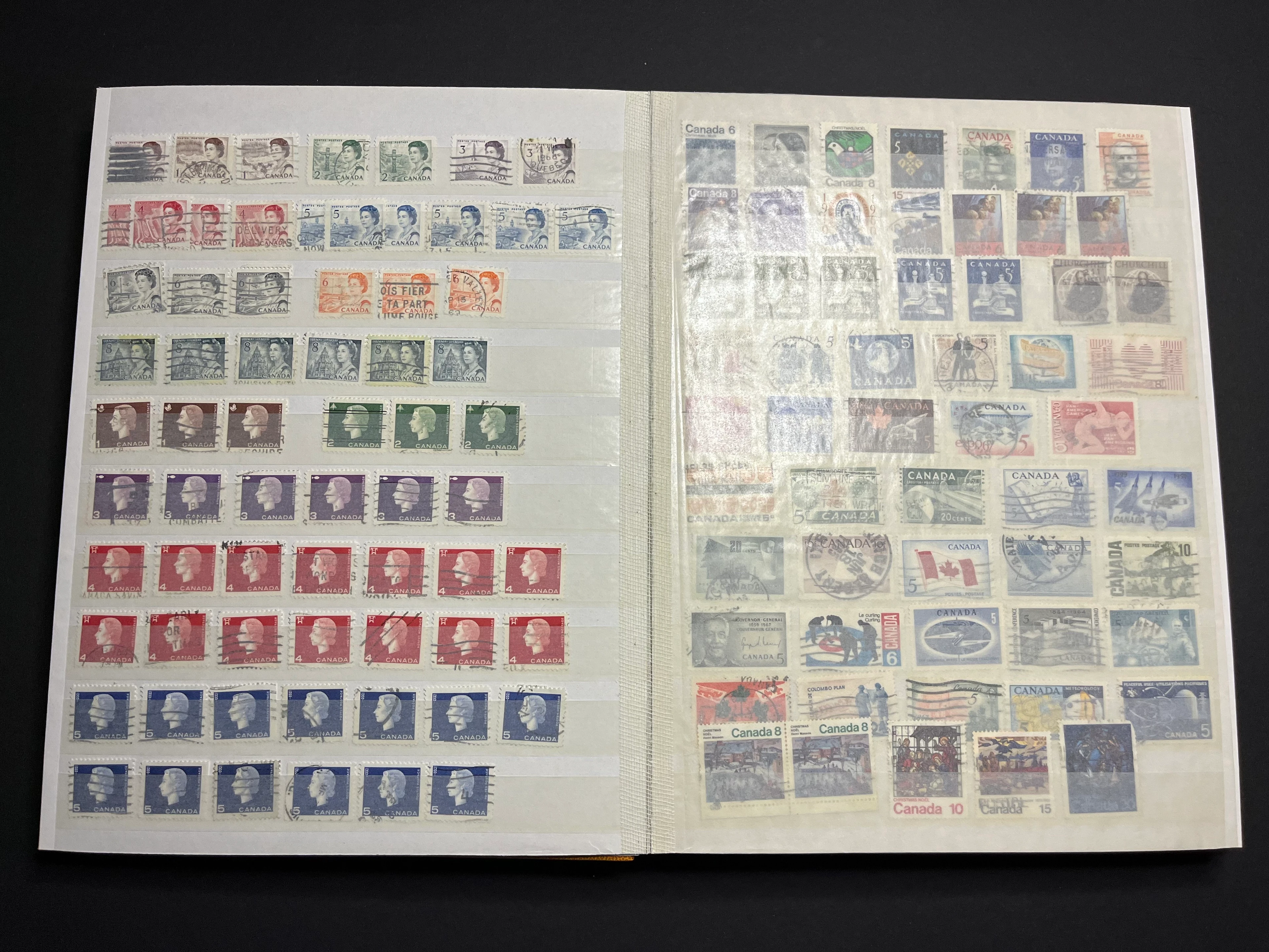 Briefmarken Album Nord- und Südamerika gestempelt 024