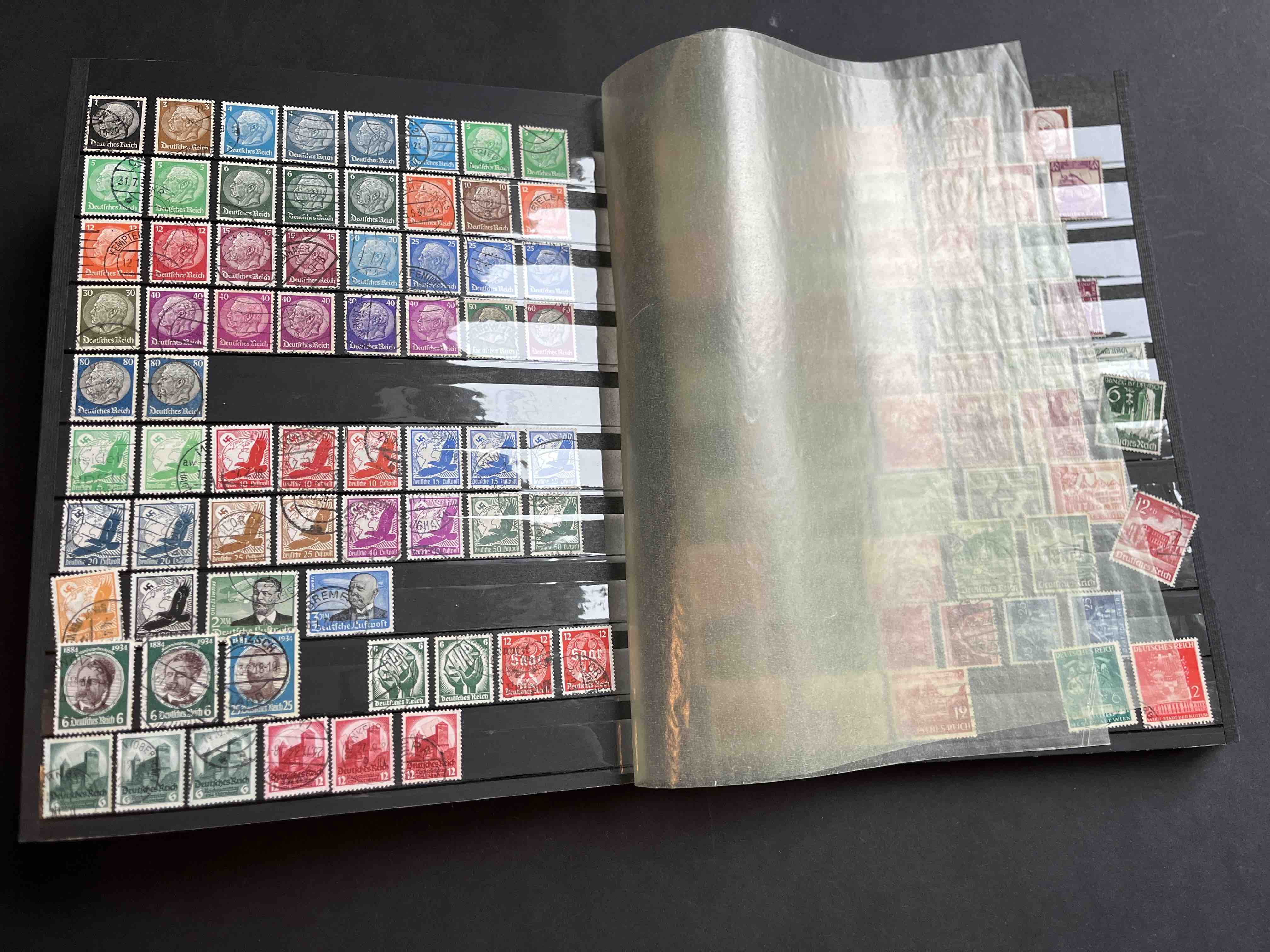 Briefmarken Album Deutsches Reich gemischt 0007
