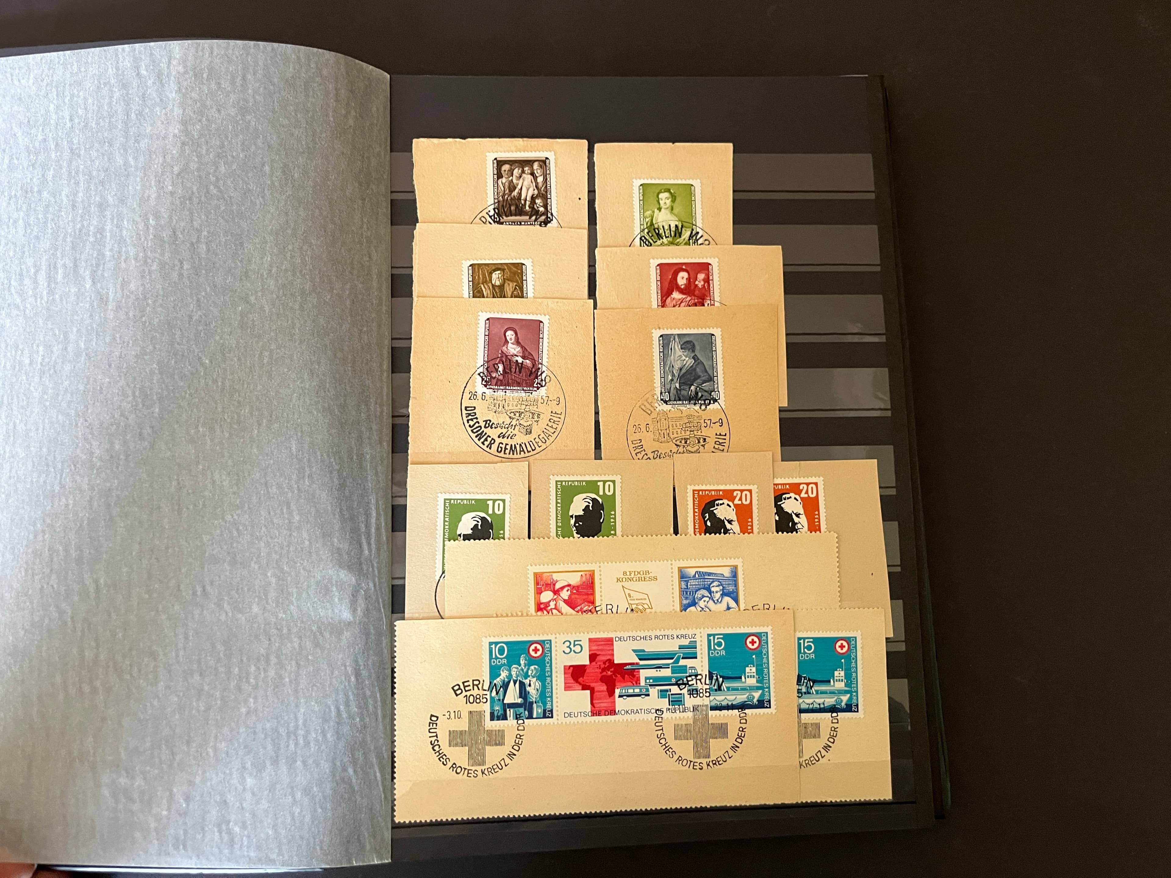 Briefmarkenalbum DDR Ersttags- Sonderstempel 0032