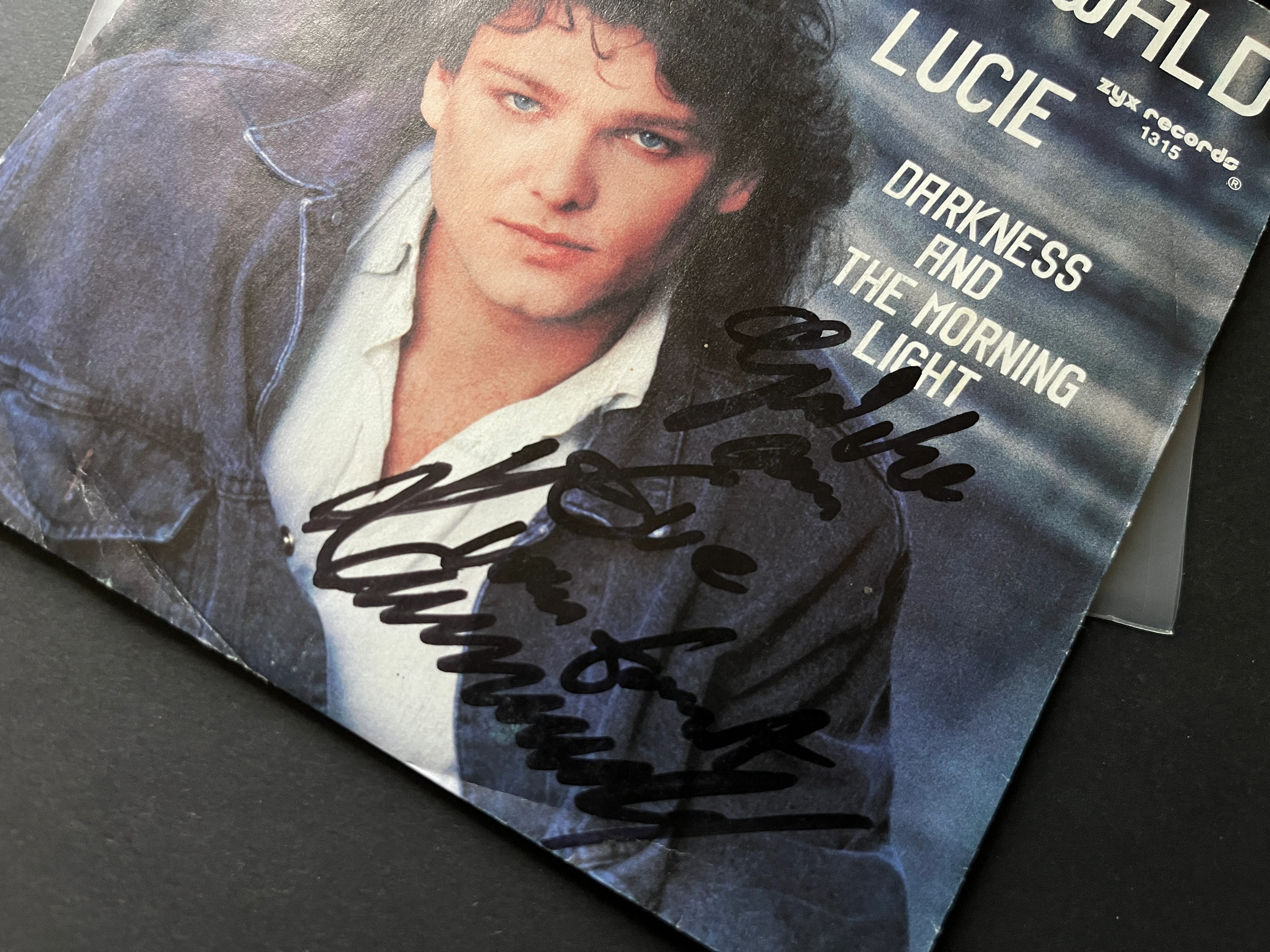 Single Ernst Hannawald - Lucie mit originalem Autogramm