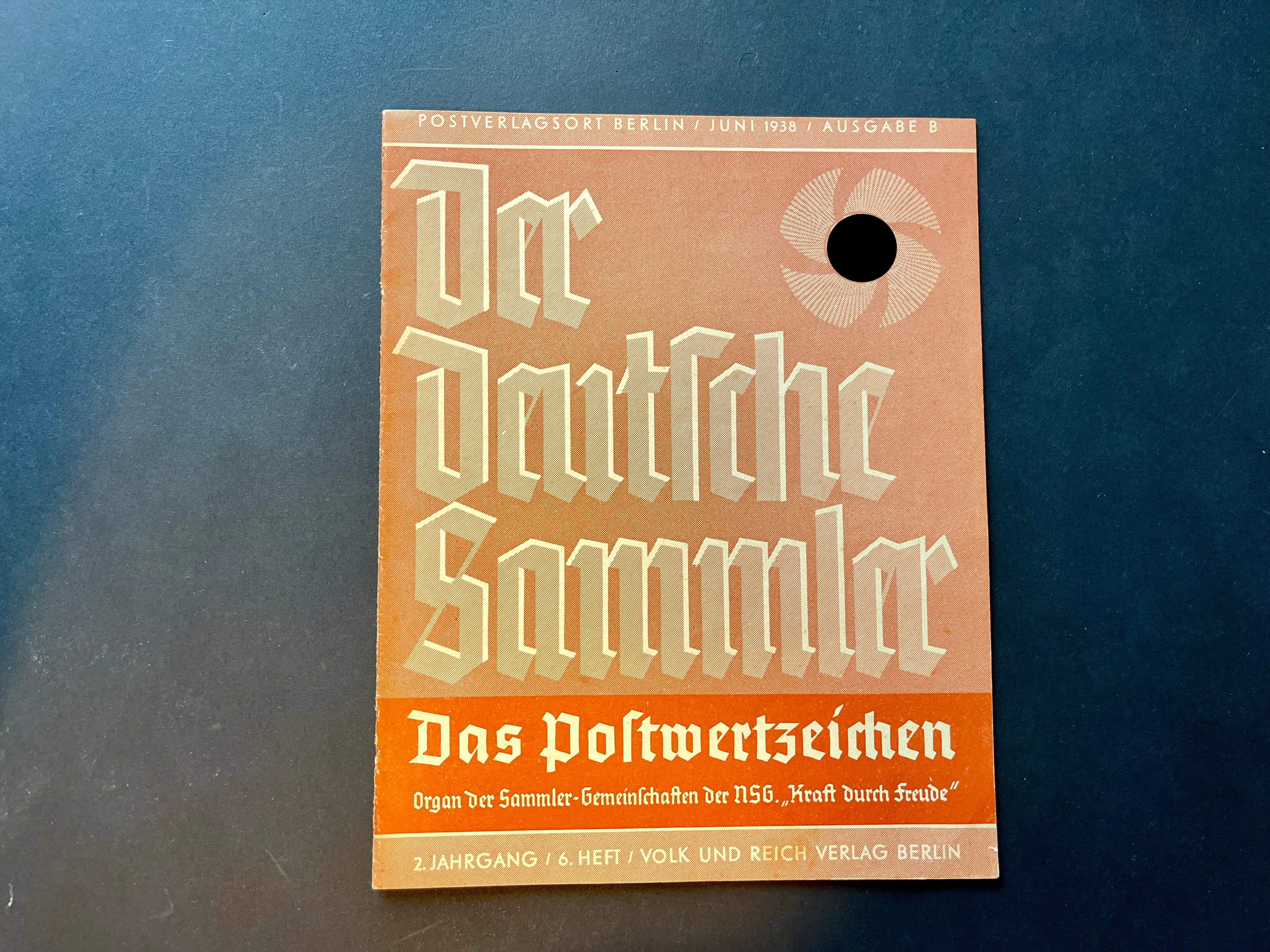 Der Deutsche Sammler - Das Postwertzeichen Juni 1938