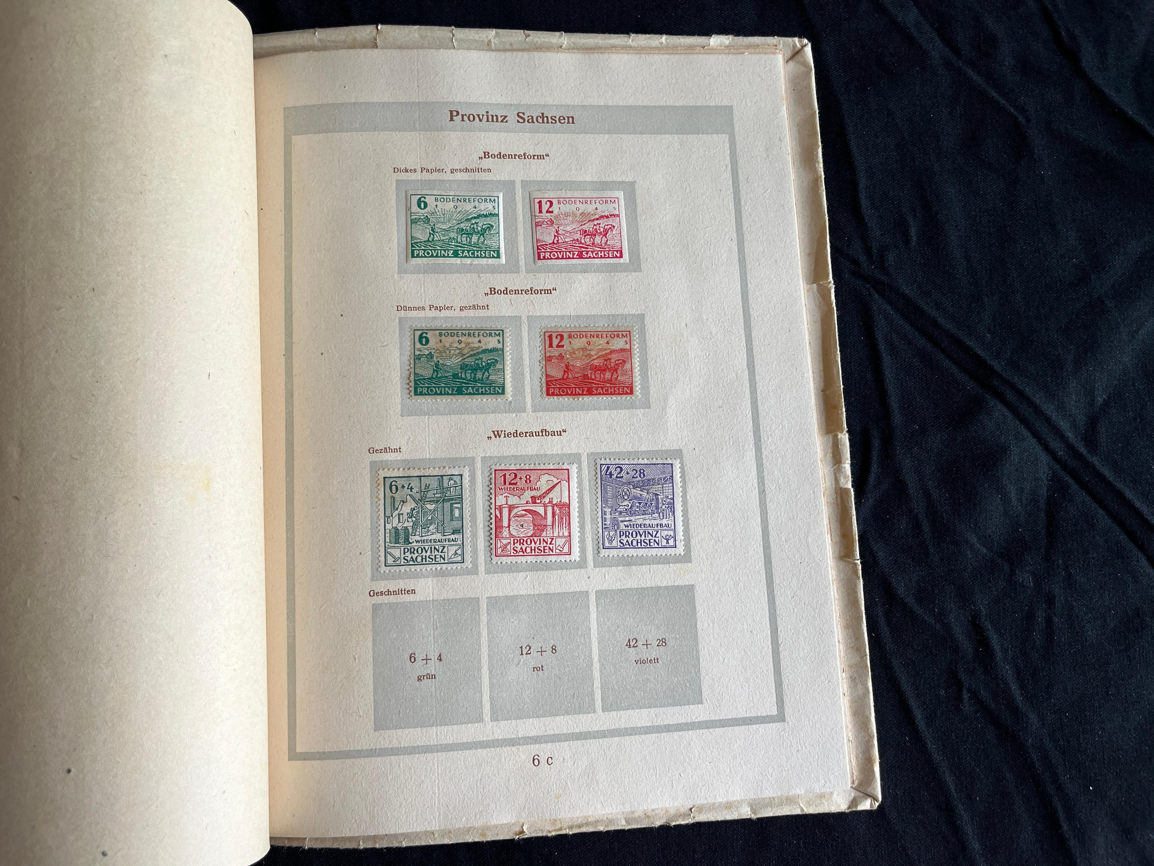 Alliierte Besatzung Grundstocksammlung im Briefmarken Album 011