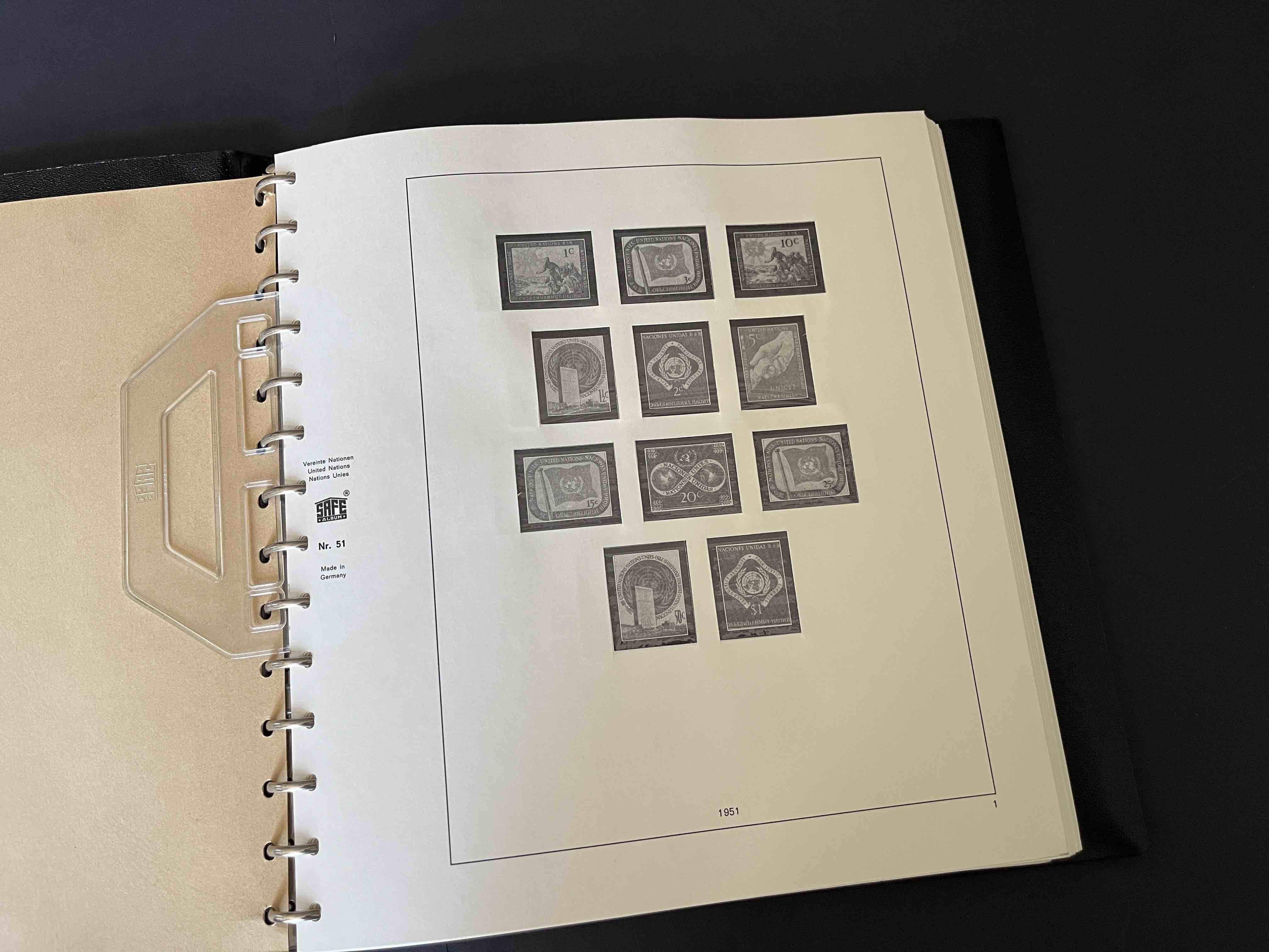 WP041 Album Vereinte Nationen/EuroCept postfrisch 1951-1978