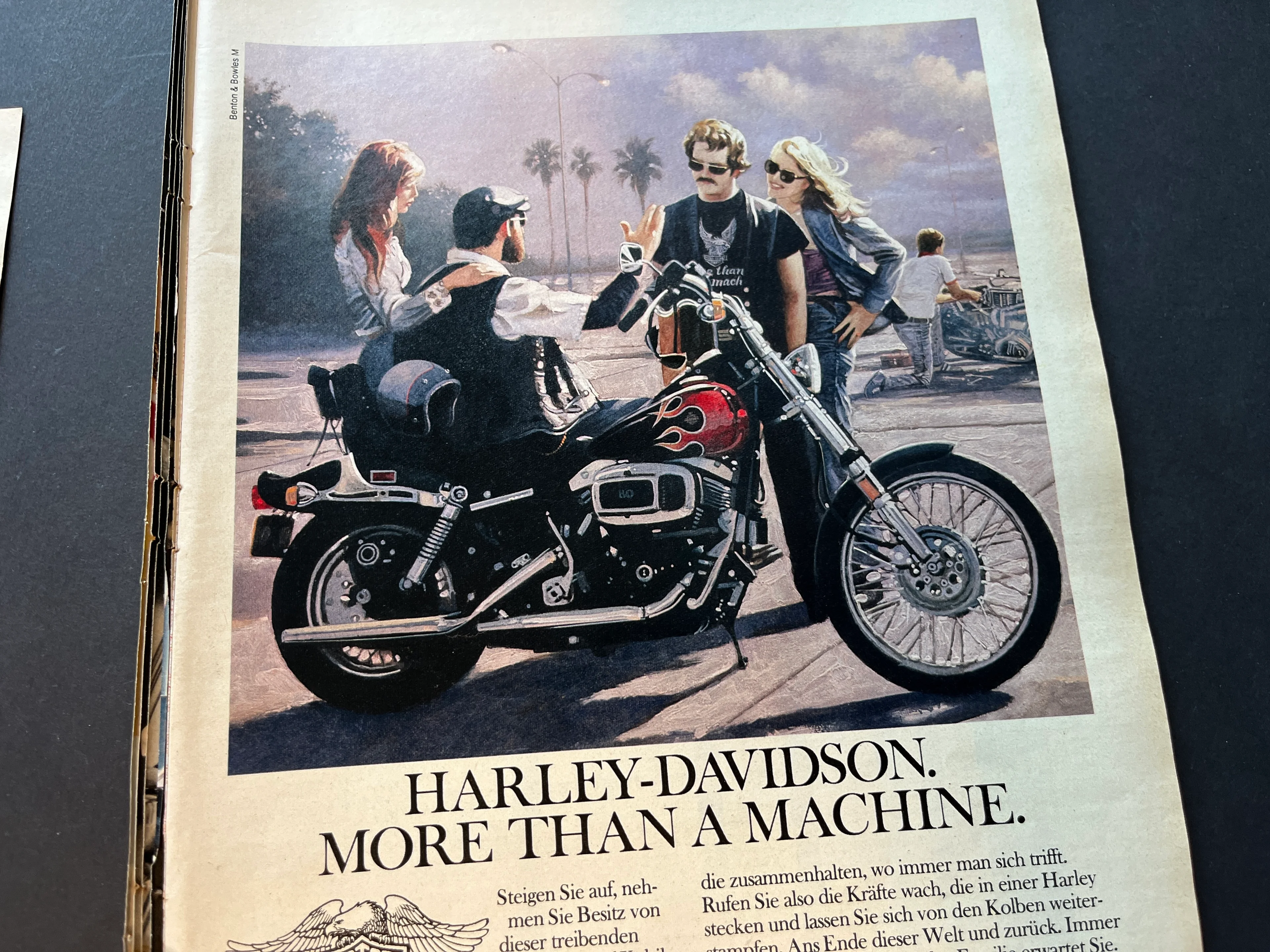 Werbeanzeigen aus MOTORRAD Zeitschriften Motorradhersteller der 80er/90er Jahre